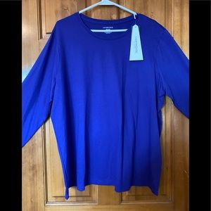 Long sleeve knit shirt